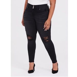 Jegging - Premium Stretch Washed Black